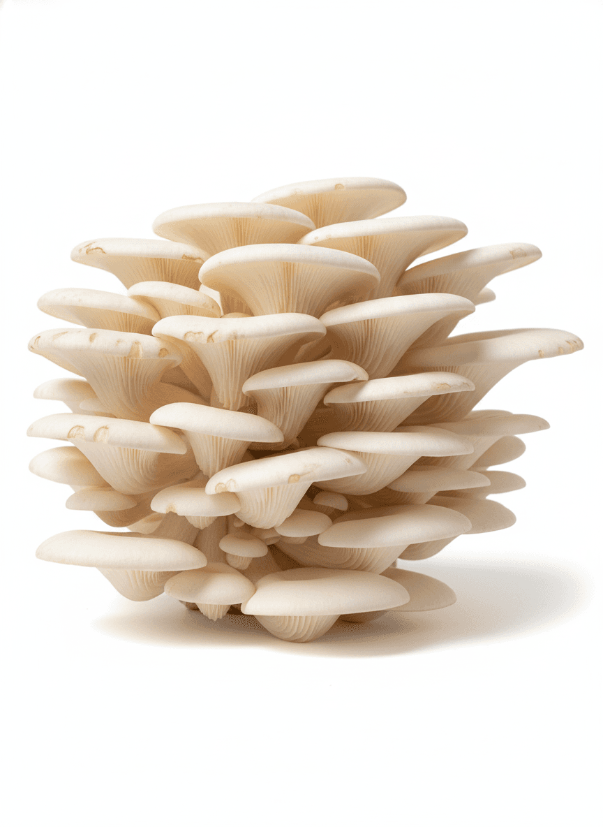 white oyster mushroom spawn