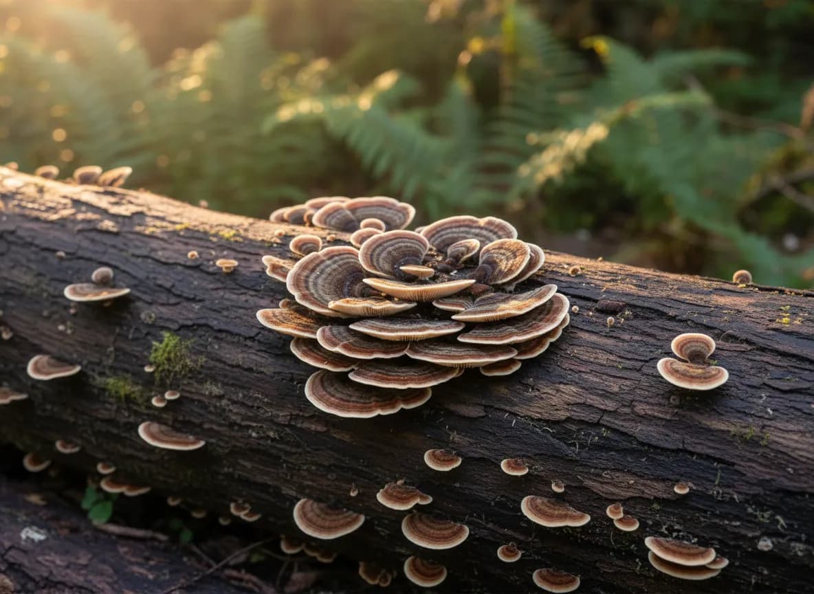 Turkey tail mushroom products from Nature Lion