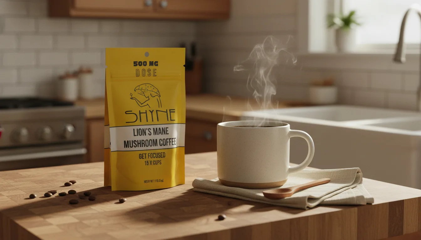 Barista preparing mushroom coffee