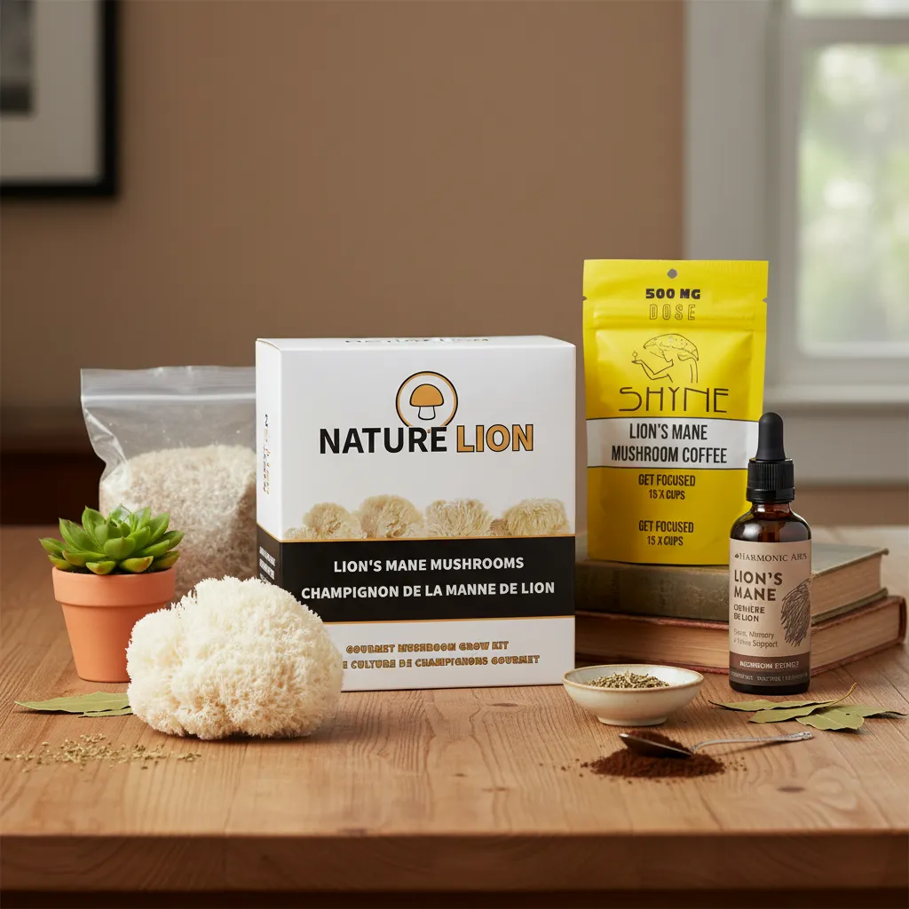 Nature Lion mushroom growing supplies and products