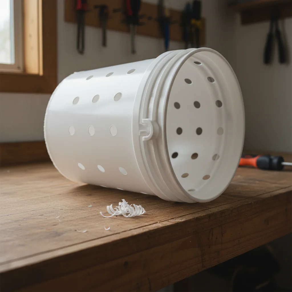 Pre-drilled 20 litre mushroom growing bucket