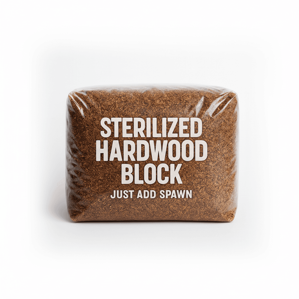 Pre-Sterilized Mushroom Substrate — 10 lb (2 × 5 lb Blocks)